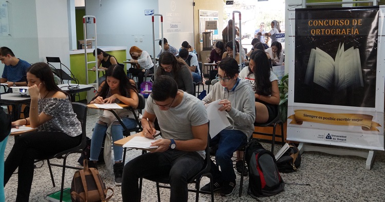 El desafío ortográfico propuesto por la facultad Humanidades, Artes y Ciencias Sociales contó con 77 participantes de distintos programas.